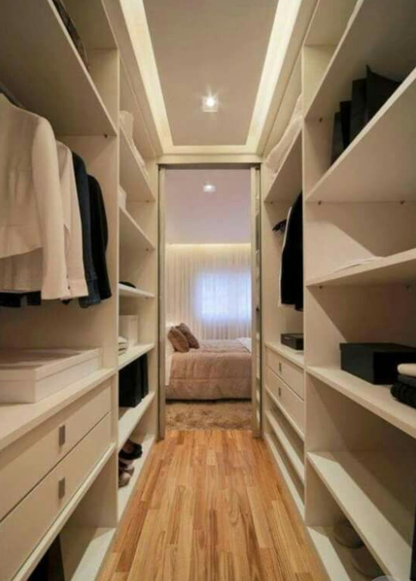 П-образная гардеробная комната в спальню Прокопьевск